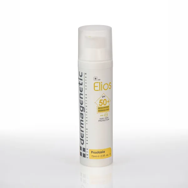 Dermagenetic Elios SPF 50 75 ml pump bottle on its own.